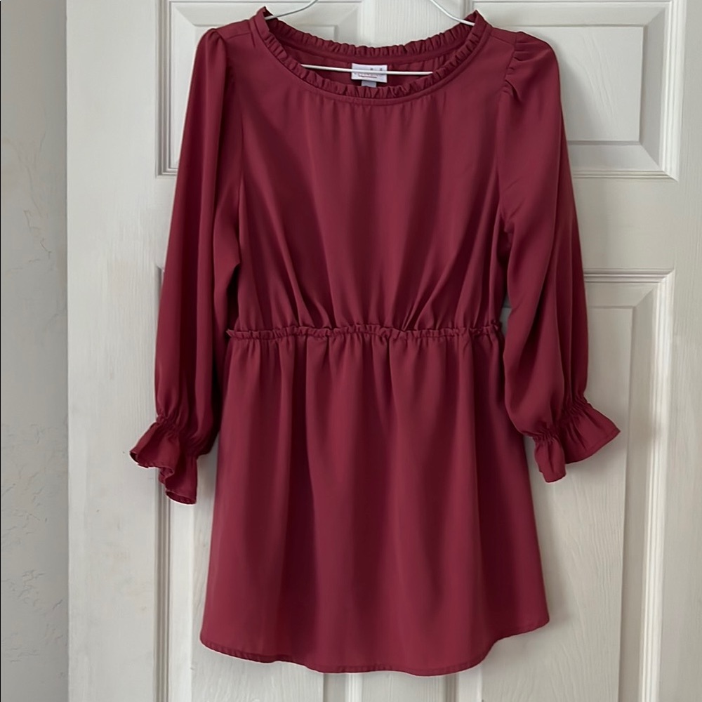 Isabel Maternity by Ingrid & Isabel Burgundy Blouse